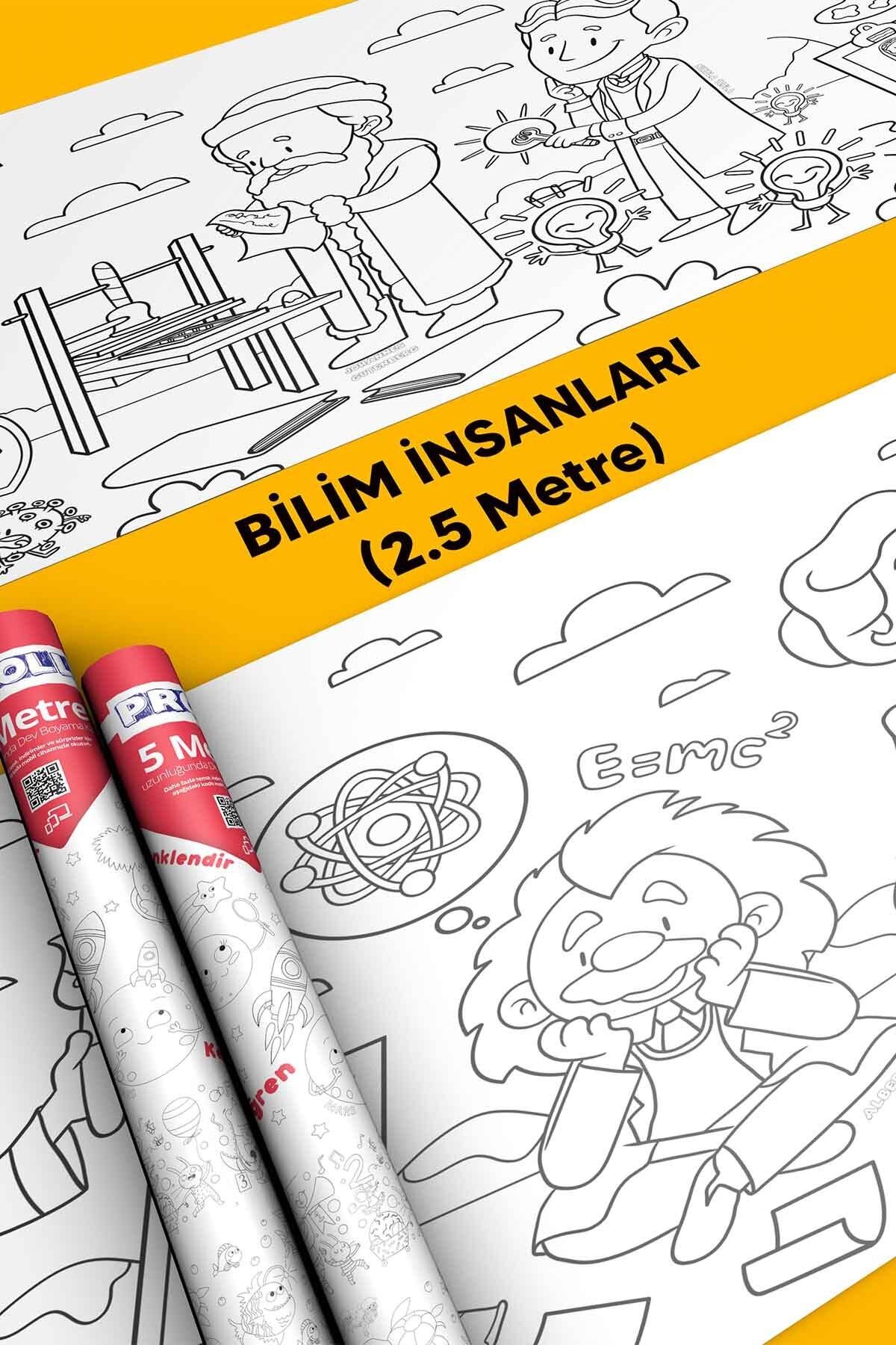 Bilim Insanları Boyama Kağıdı