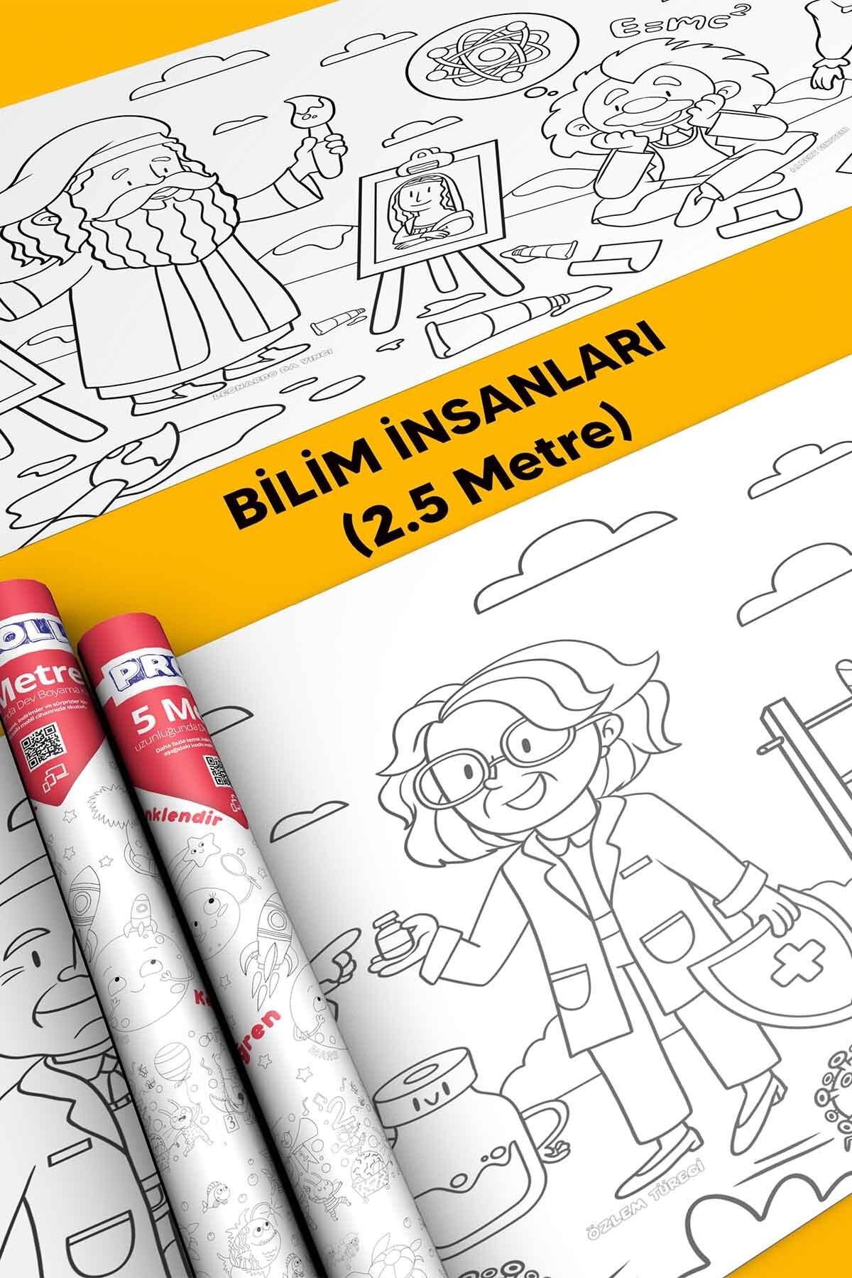 Bilim Insanları Boyama Kağıdı