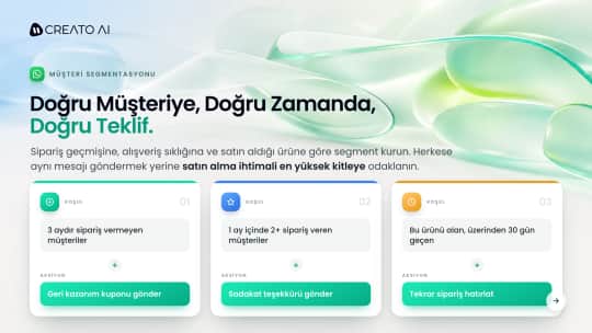 CREATO AI ⚡︎ WhatsApp Pazarlama ekran görüntüsü 5