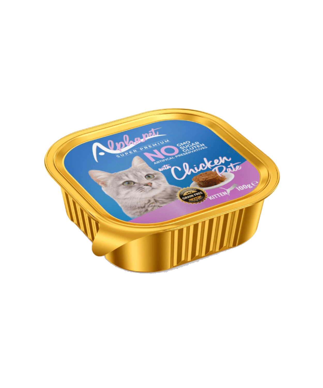 Alpha Alu Cup Yavru Kedi Ezme Tavuklu 100 Gr 16'lı