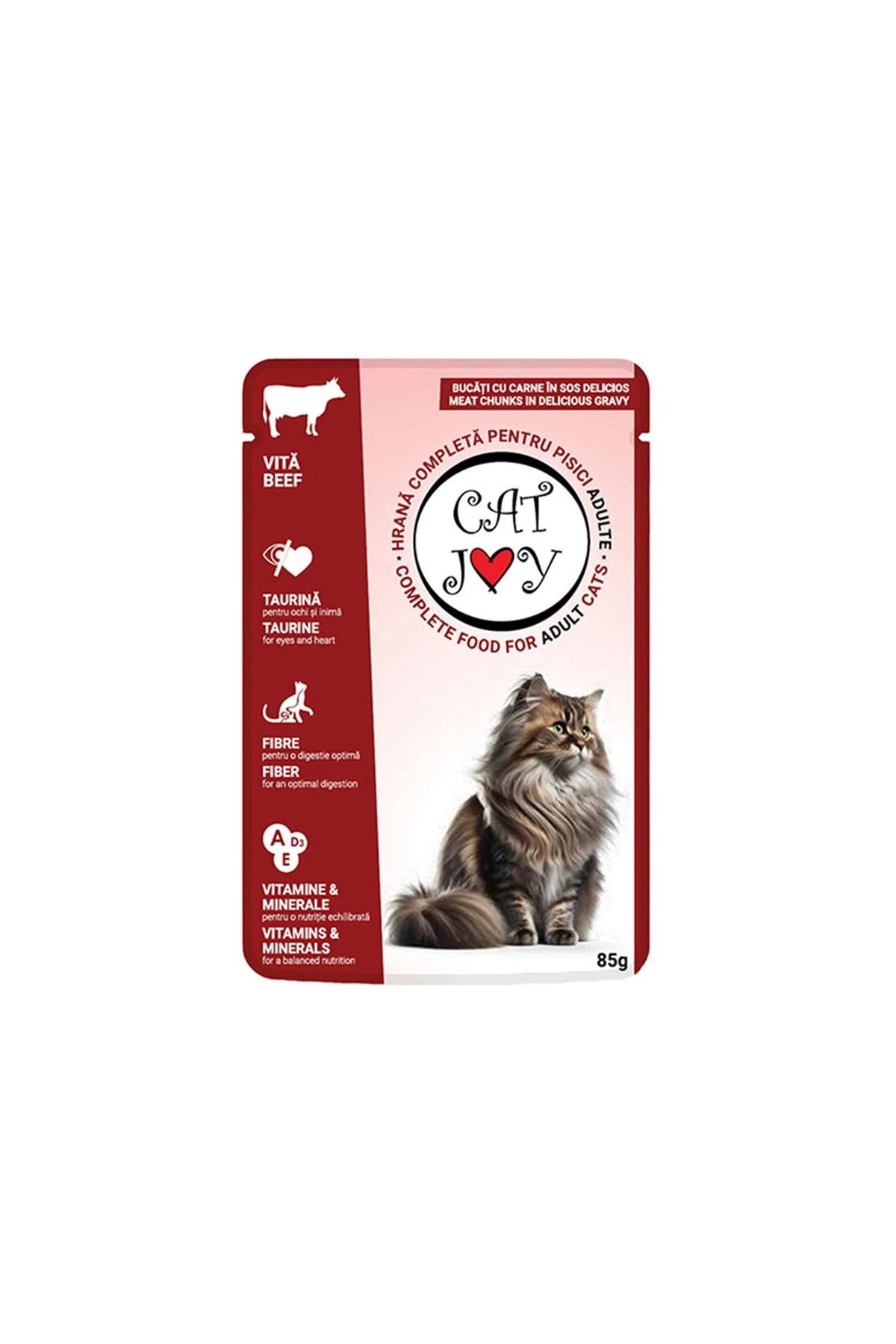Cat Joy Sığır Etli Yetişkin Kedi Konservesi 85gr