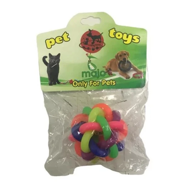 Majo Gökkuşağı Model Zilli Top - Büyük Boy