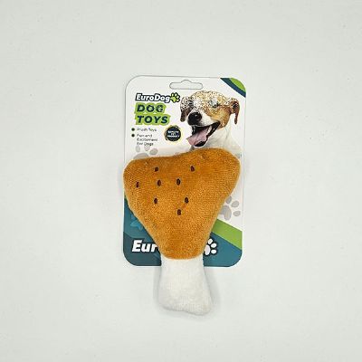 EuroDog Sesli Peluş Etli But Köpek Oyuncağı 14x10 Cm