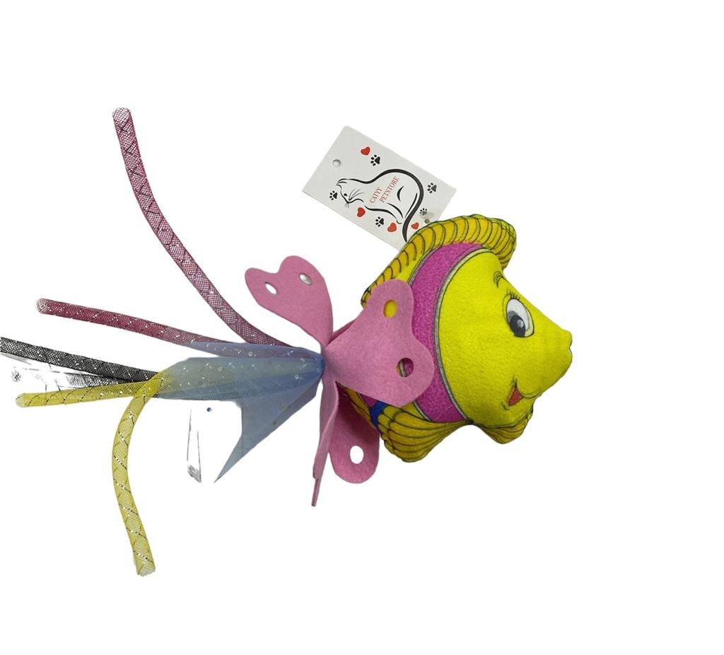 Catnipli Tül Kuyruklu Peluş Balık