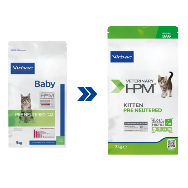 Virbac Baby Pre Neutered Kuru Kedi Maması 3 kg