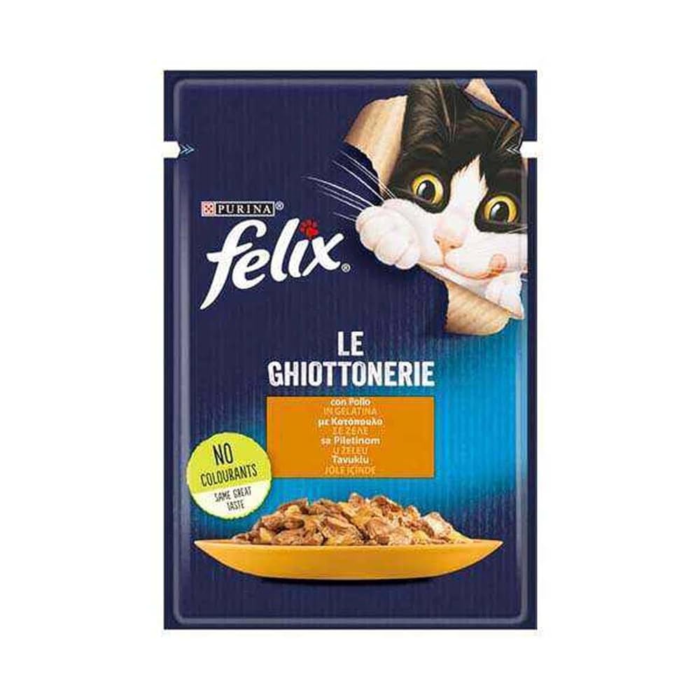 Felix Pouch Junior Tavuk Etli Yavru Yaş Kedi Maması 85 Gr