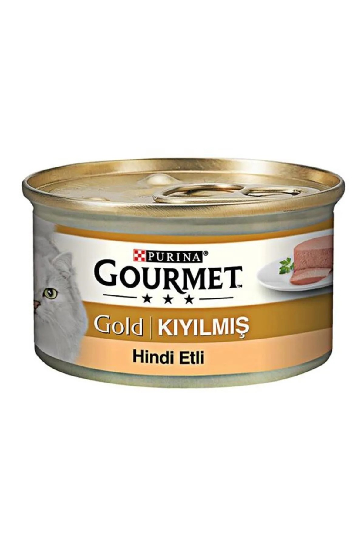 Gourmet Gold Kıyılmış Hindili Kedi Konservesi 85gr