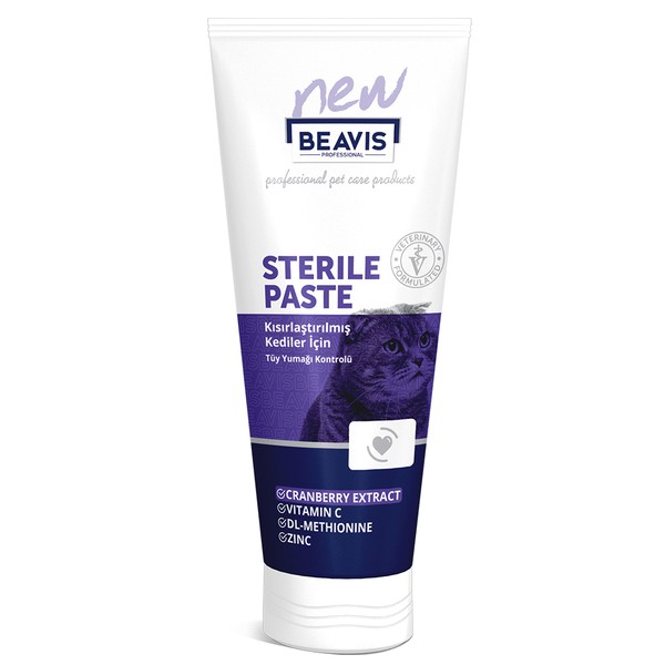 Beavis Kısırlaştırılmış Kediler için Vitamin & Mineralli Malt Paste 85 ML