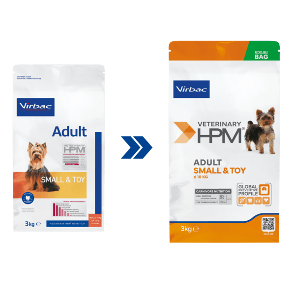 Virbac Adult Dog Food - Small & Toy 7 kg