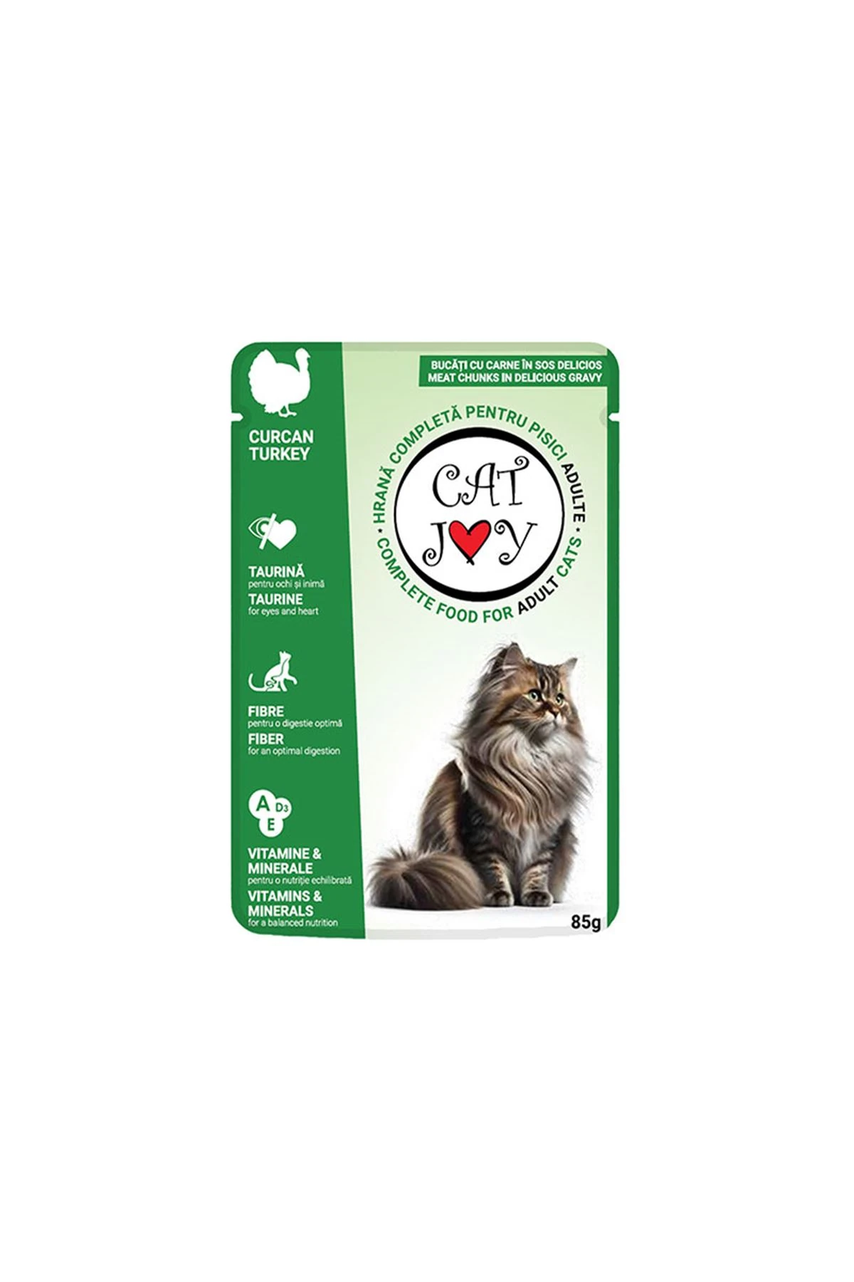 Cat Joy Hindili Yetişkin Kedi Konservesi 85gr