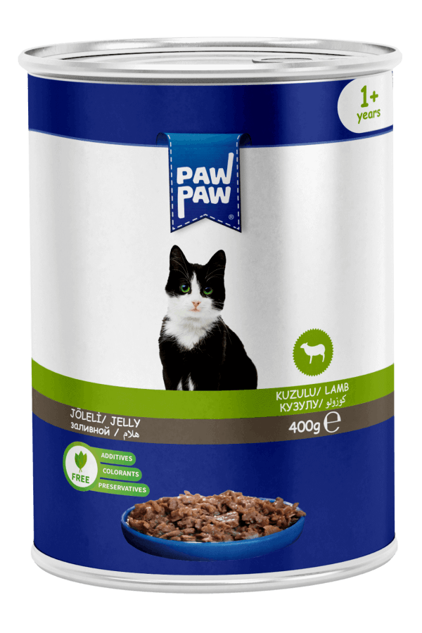 PawPaw Kuzu Etli Chunk Kedi Konserve 400 G