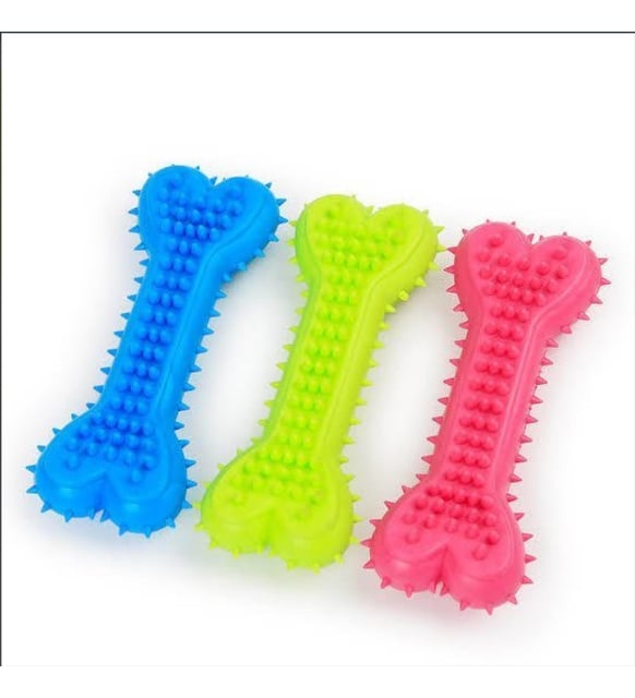 Büyük Boy Kemik Şeklinde Sesli Oyuncak ( 12'li Paket )