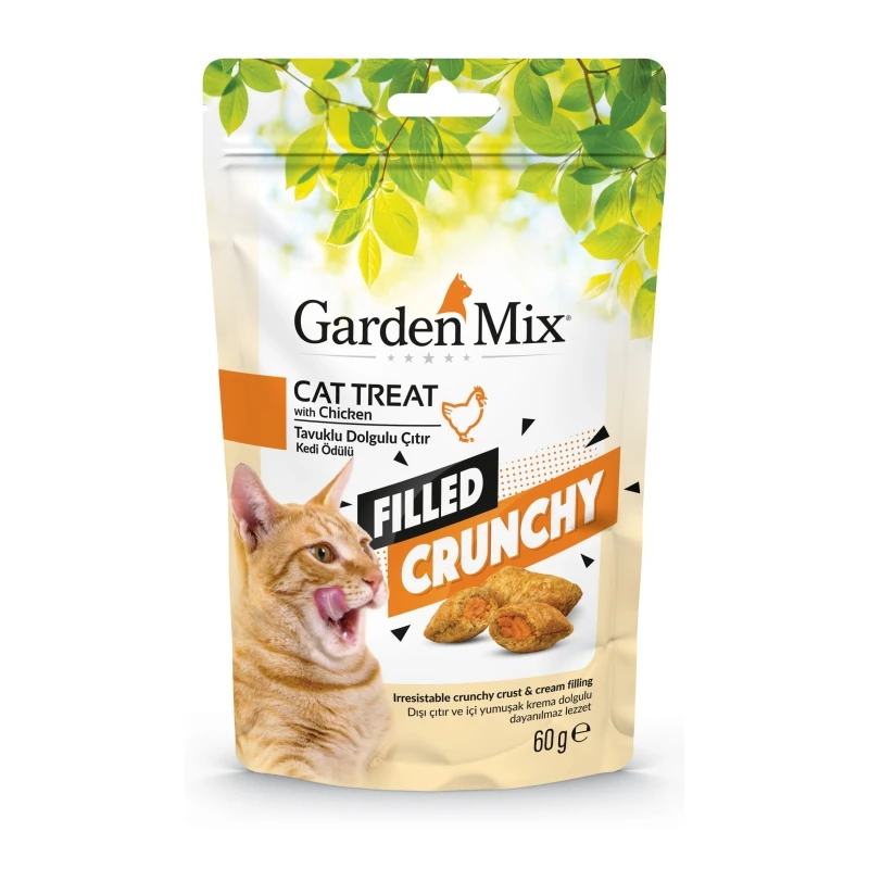 Garden mix Tavuklu İçi Dolgulu Kedi Ödülü 60gr