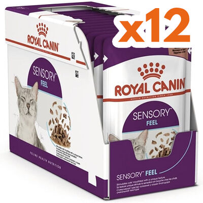 Royal Canin Sensory Feel Pouch Yaş Kedi Maması 85 Gr x 12 Adet