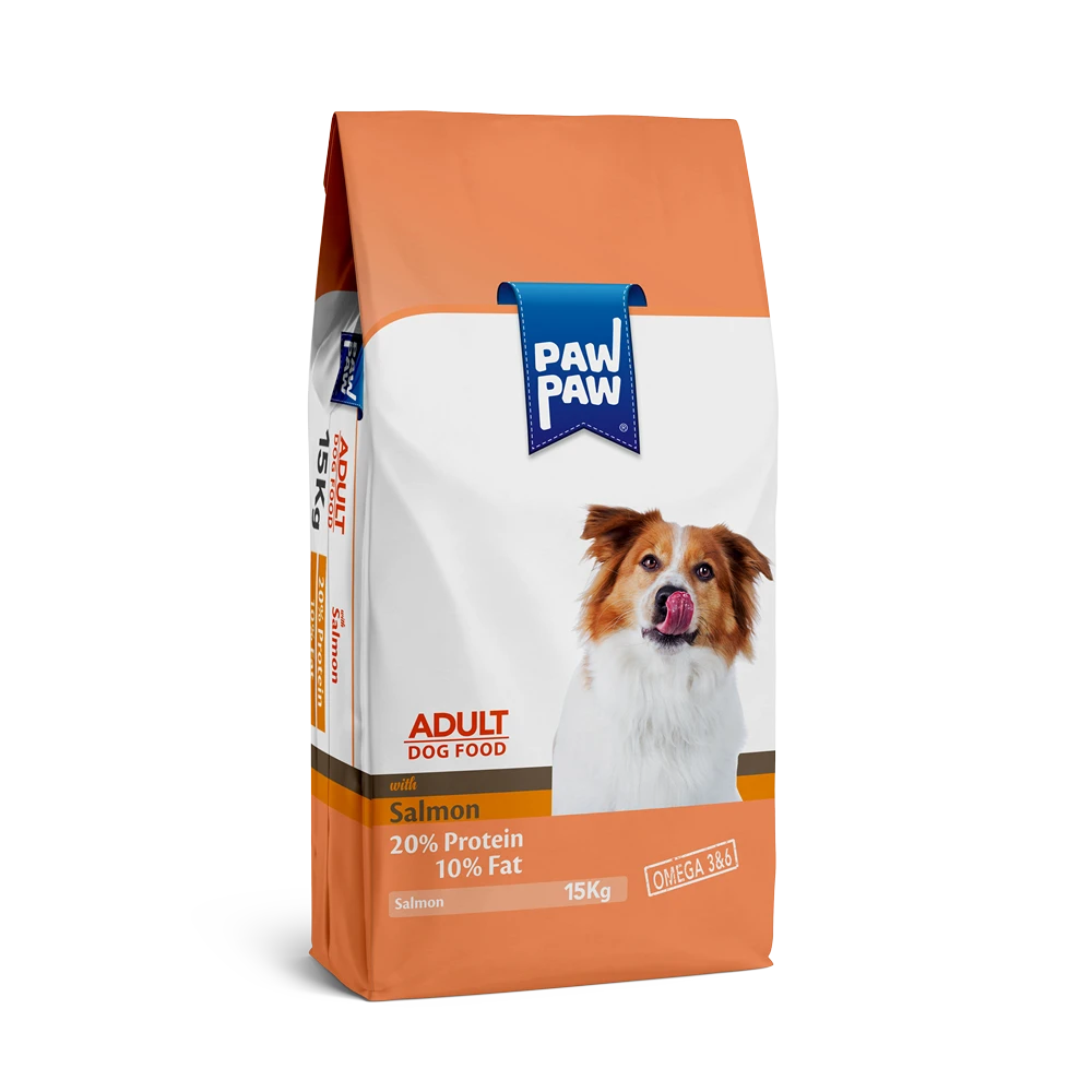 PawPaw Somonlu Yetişkin Köpek Maması 15 kg