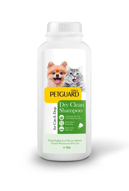 Petguard Aloe Vera Özlü Toz/Pudra Kedi/Köpek Şampuanı 150 g