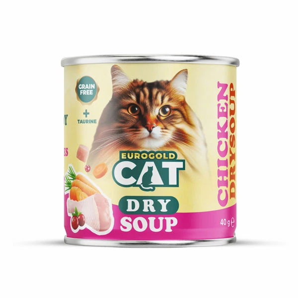 EuroGold Cat Kuru Çorba Tavuklu 40 Gr x 6 Adet