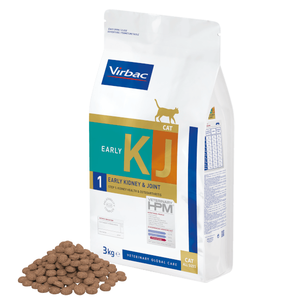 Virbac Kj 1 Early Kidney Joint Support Cat Böbrek ve Joint Desteği Kedi Maması 3 Kg
