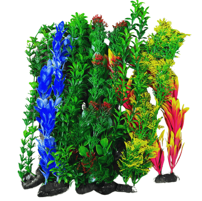 Akvaryum Dekor Plastik Bitki 20 Cm