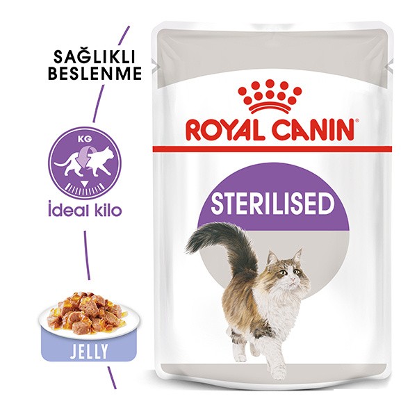 Royal Canin Jöle İçinde Kısırlaştırılmış Yetişkin Kedi Konservesi 85gr