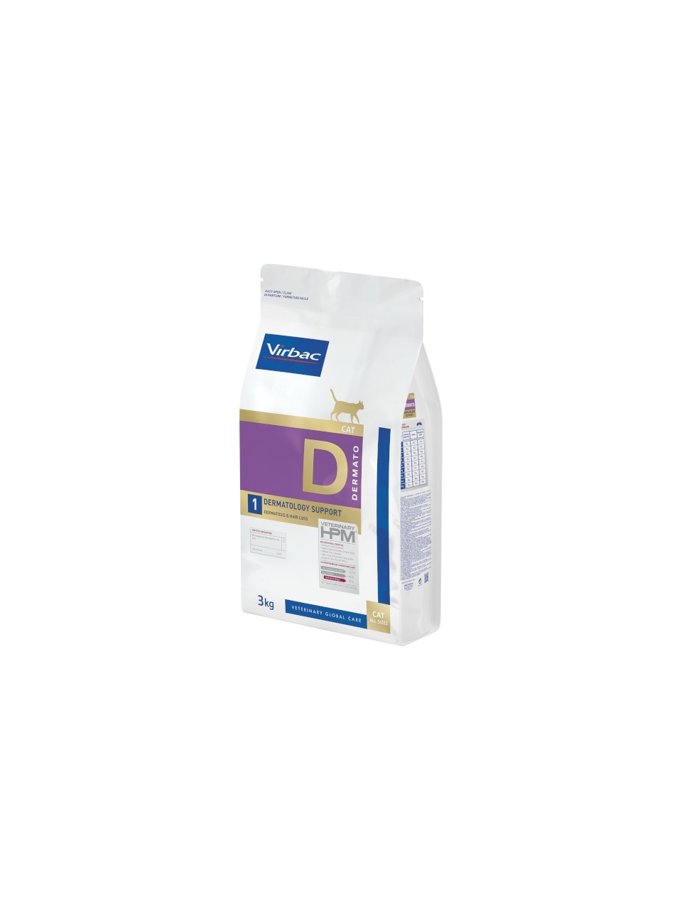 Virbac Dermatology Support Cat Food 3kg