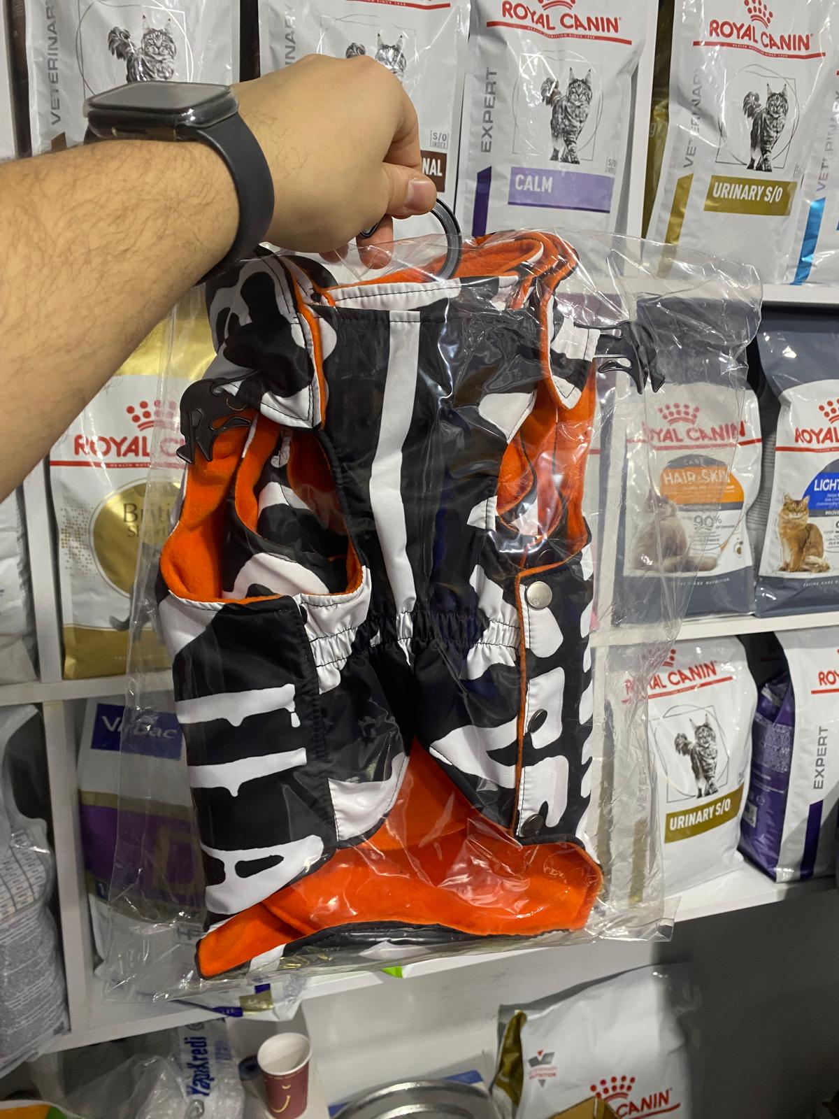 Su Geçirmez İthal Kumaş , Kedi ve Köpek Montu 3'lü Set - 4