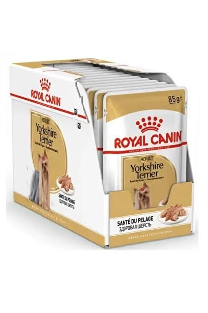Yorkshire Terrier Yetişkin Köpek Yaş Maması 85 Gr - 12 Adet