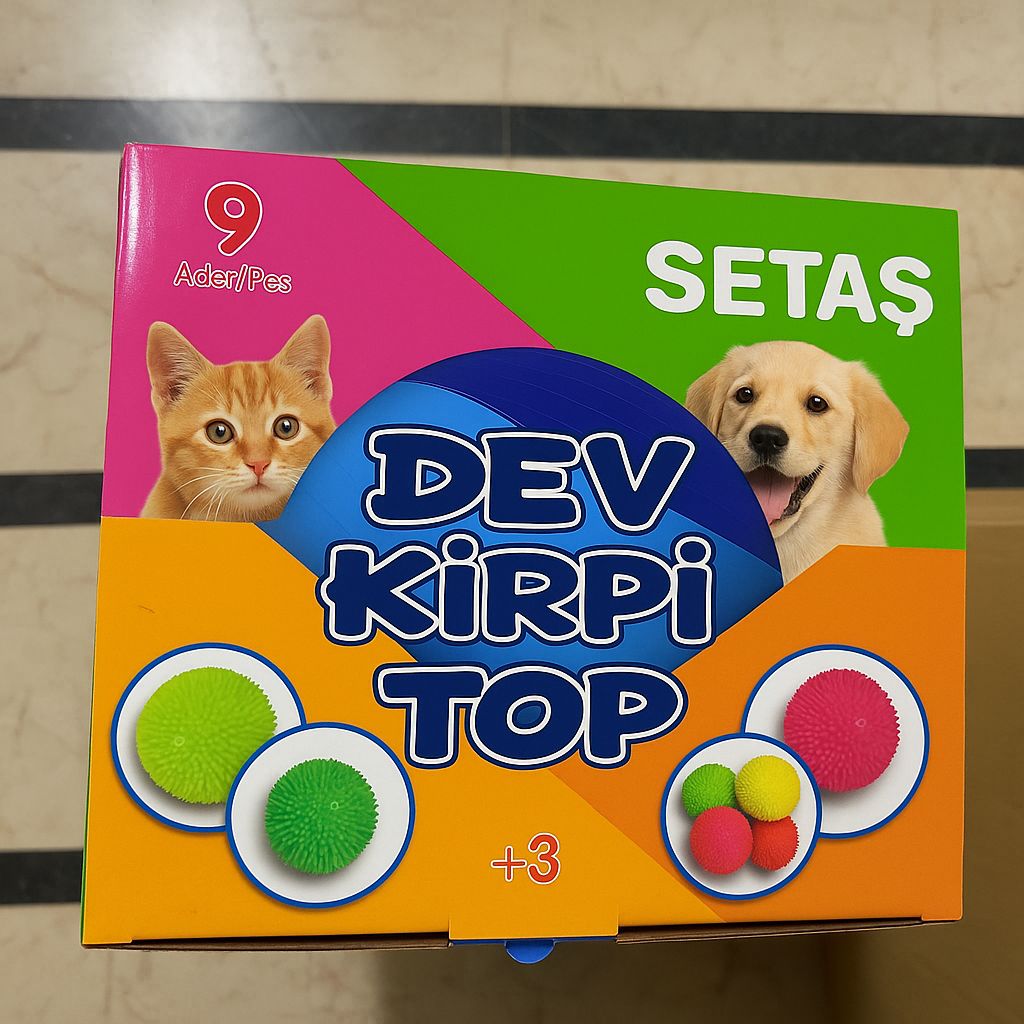 Sesli Dev Boy Kirpi Top 1 Adet
