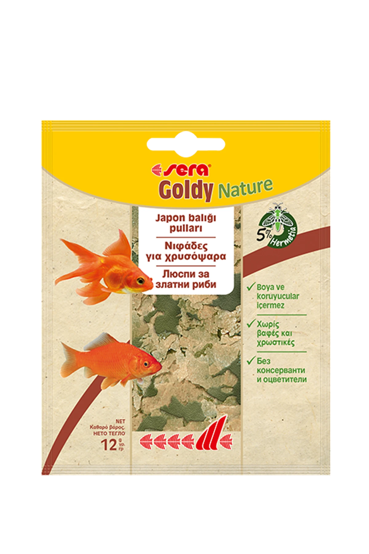 Sera Goldy Nature - 12 Gr