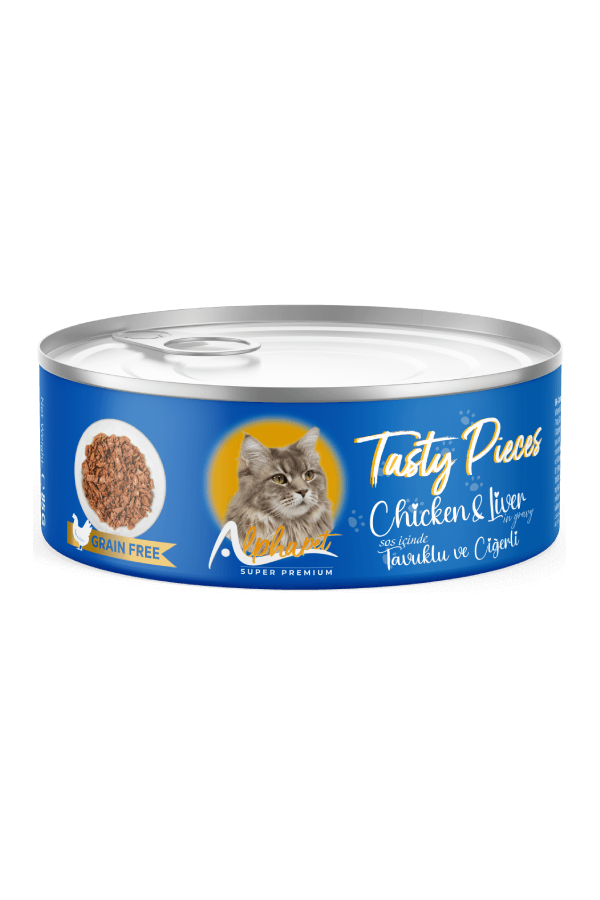 Alpha Pet Yetişkin Kedi Soslu Gourmet Tavuklu 100 Gr. 24'lü
