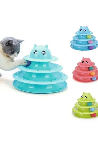 3 Katlı Kule Kedi Oyuncağı