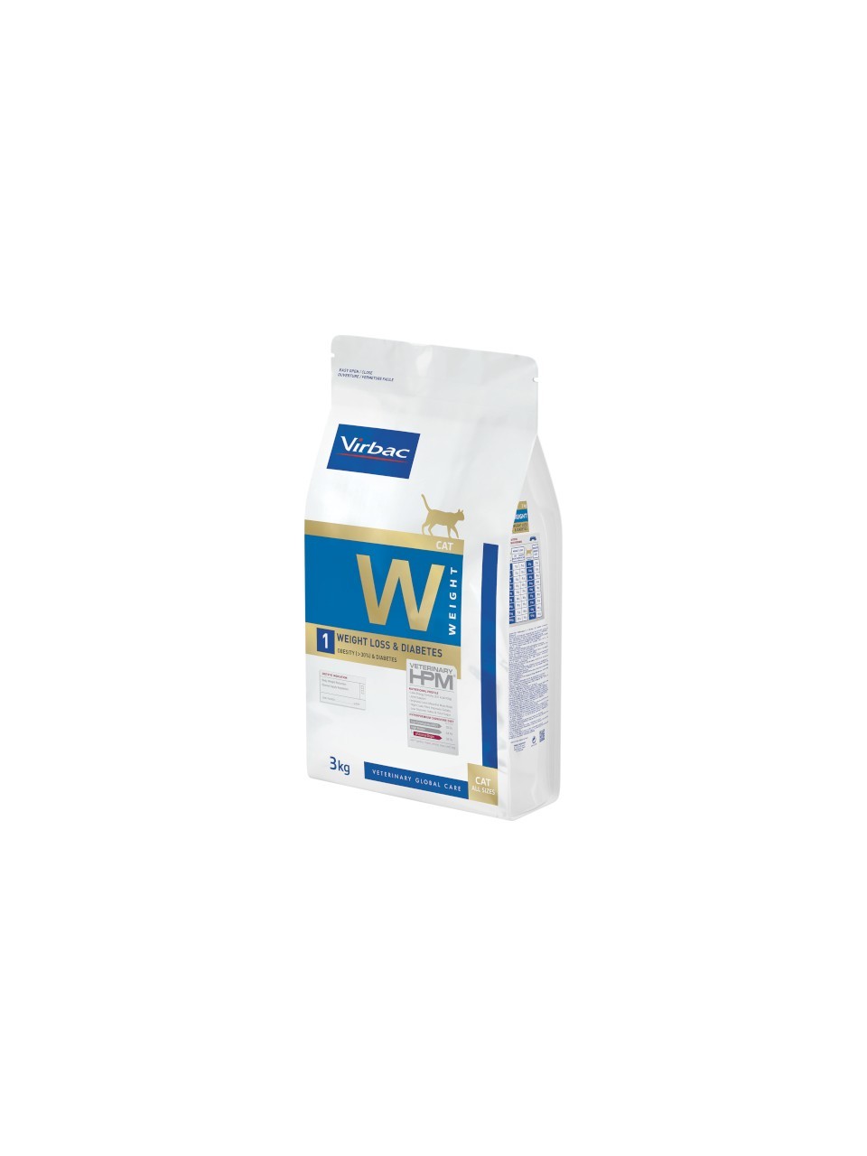 Virbac 1 Weight Loss & Diabetes Cat Food 3kg