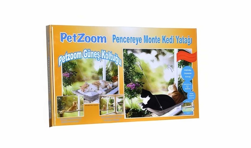 PetZoom Cama Yapışan Kedi Yatağı Özel Büyük boy Vantuzlu