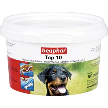 Beaphar Top 10 Köpek Multivitamin Tableti 180 Adet