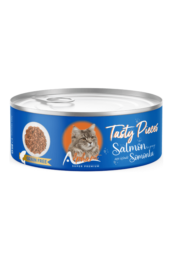 Alphapet Yetişkin Kedi Somonlu Gourmet Konserve 100gr