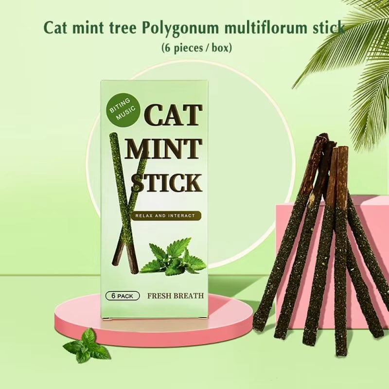 Matatabi Kedi Diş Bakım Çubuğu 6'lı Paket,