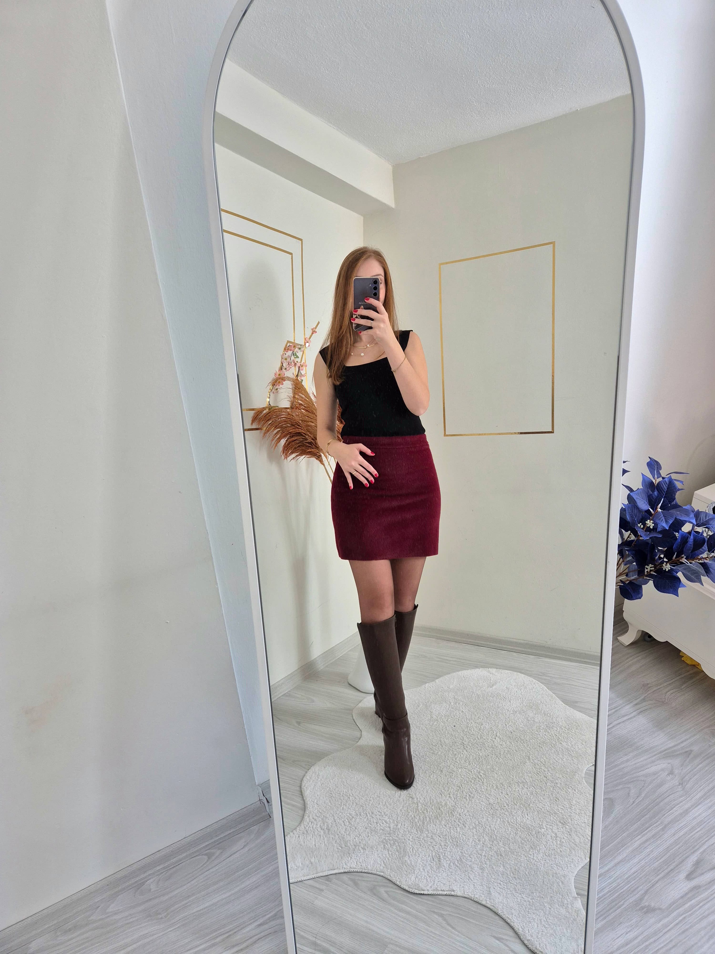 FERMUARLI YUMOŞ BORDO ETEK