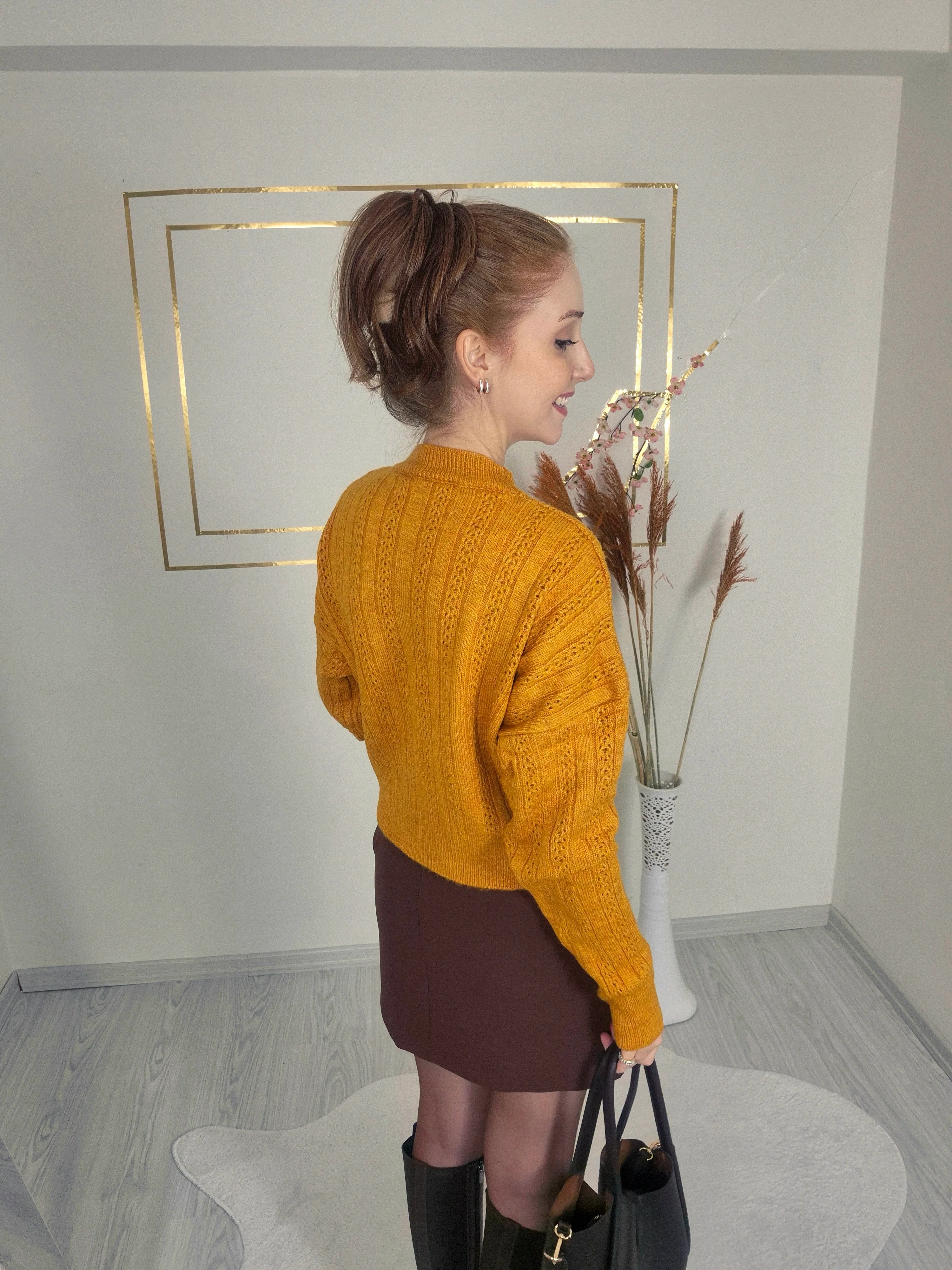 PUMPKIN SPICE YUMOŞ KAZAK