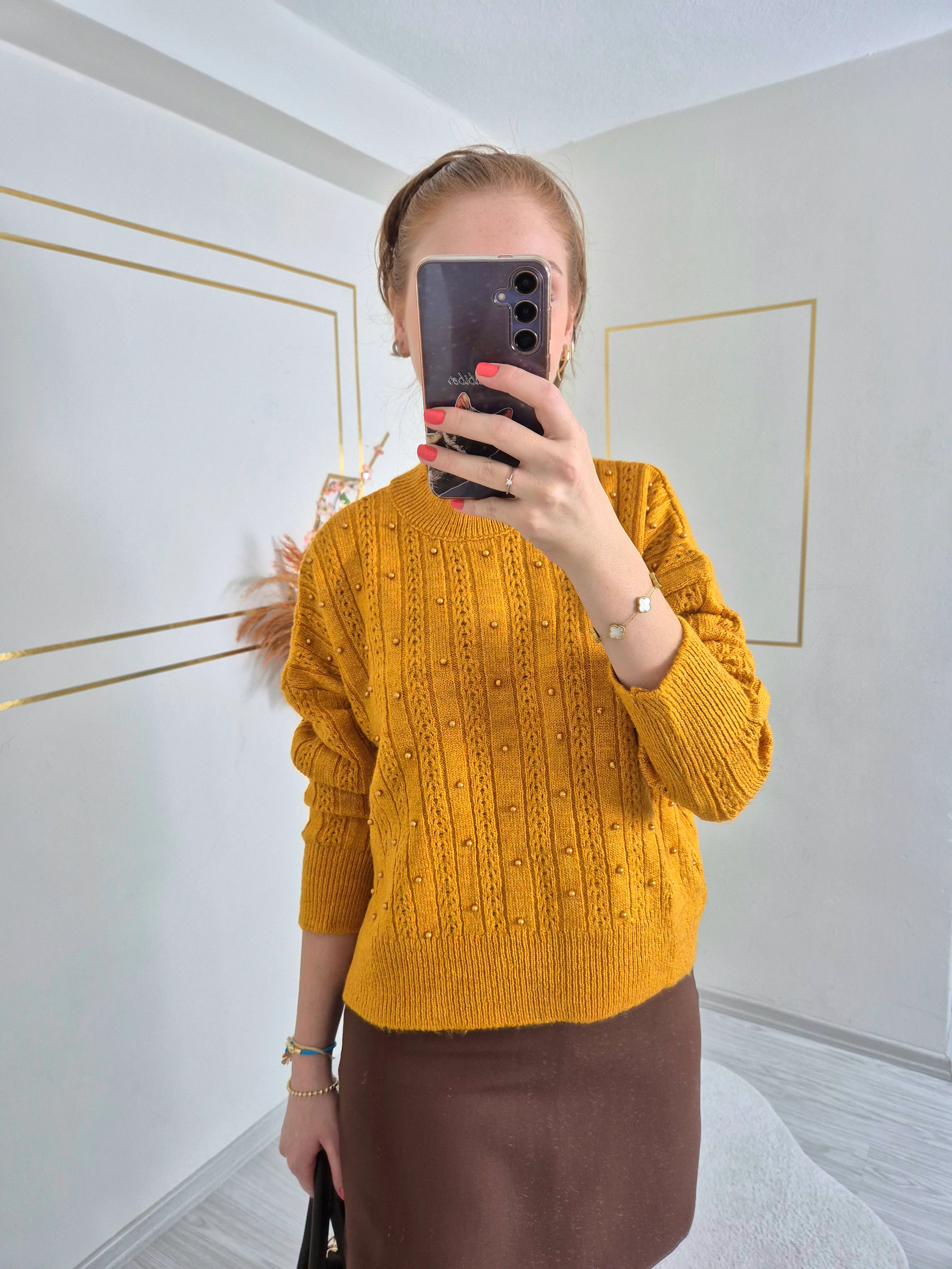 PUMPKIN SPICE YUMOŞ KAZAK