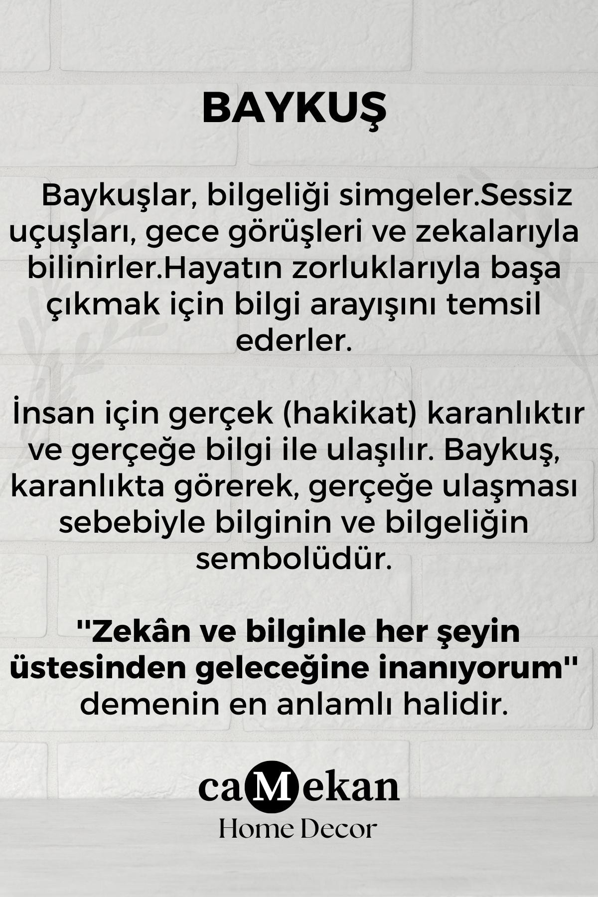 Nazar Boncuklu Baykuş Seramik Dekoratif Duvar Süsü El Emeği Duvar Dekoru Nazar Boncuğu Hediyelik