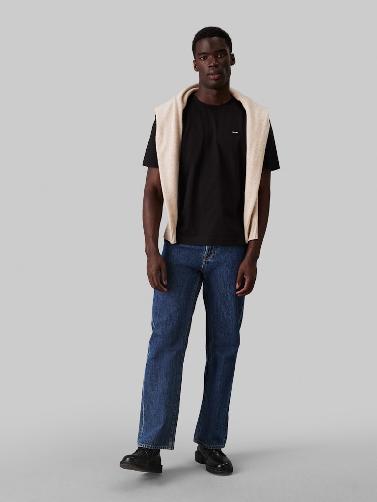 Calvin Klein Rejeneratif Pamuk Siyah Erkek Kısa Kollu T-Shirt - K10K112749BEH