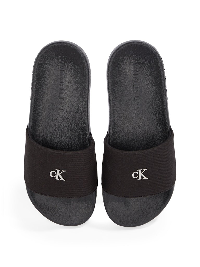 Calvin Klein Siyah Kadın Tek Bantlı Terlik - YW0YW017130GJ