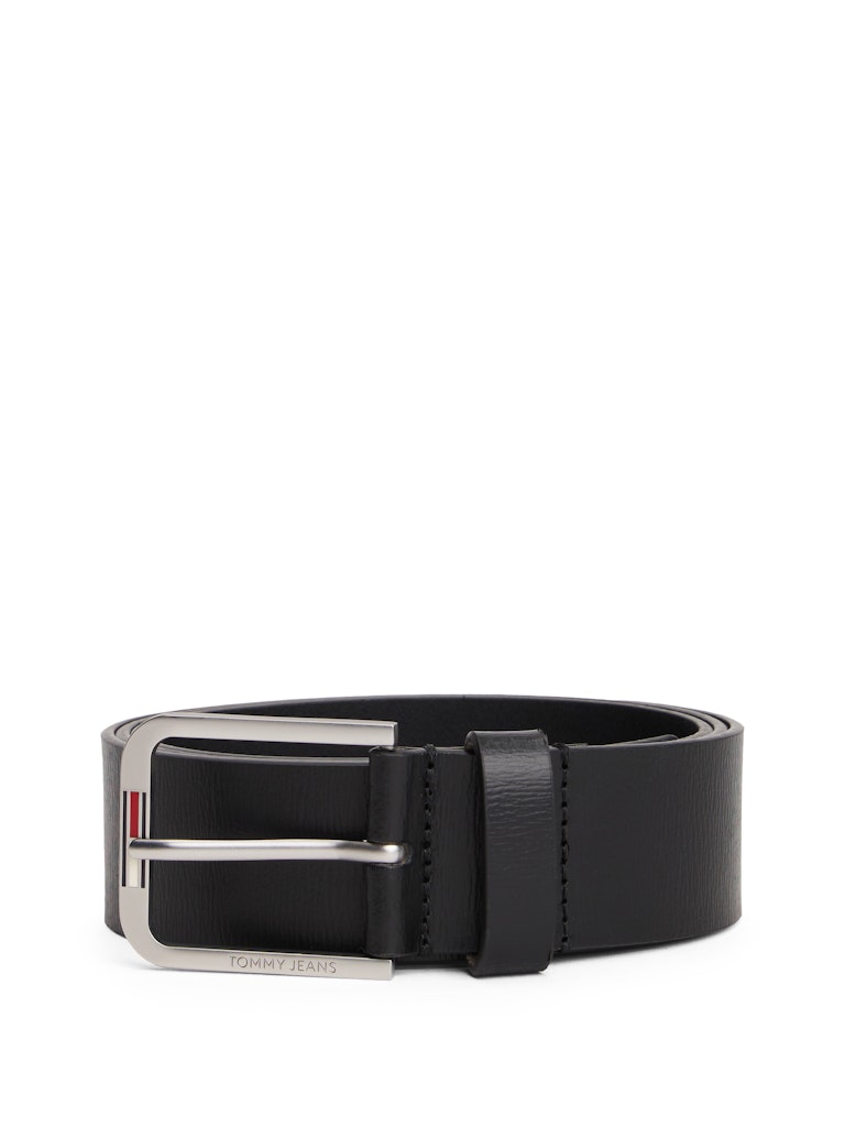 Tommy Hilfiger Erkek Standart 4 cm Siyah Kemer