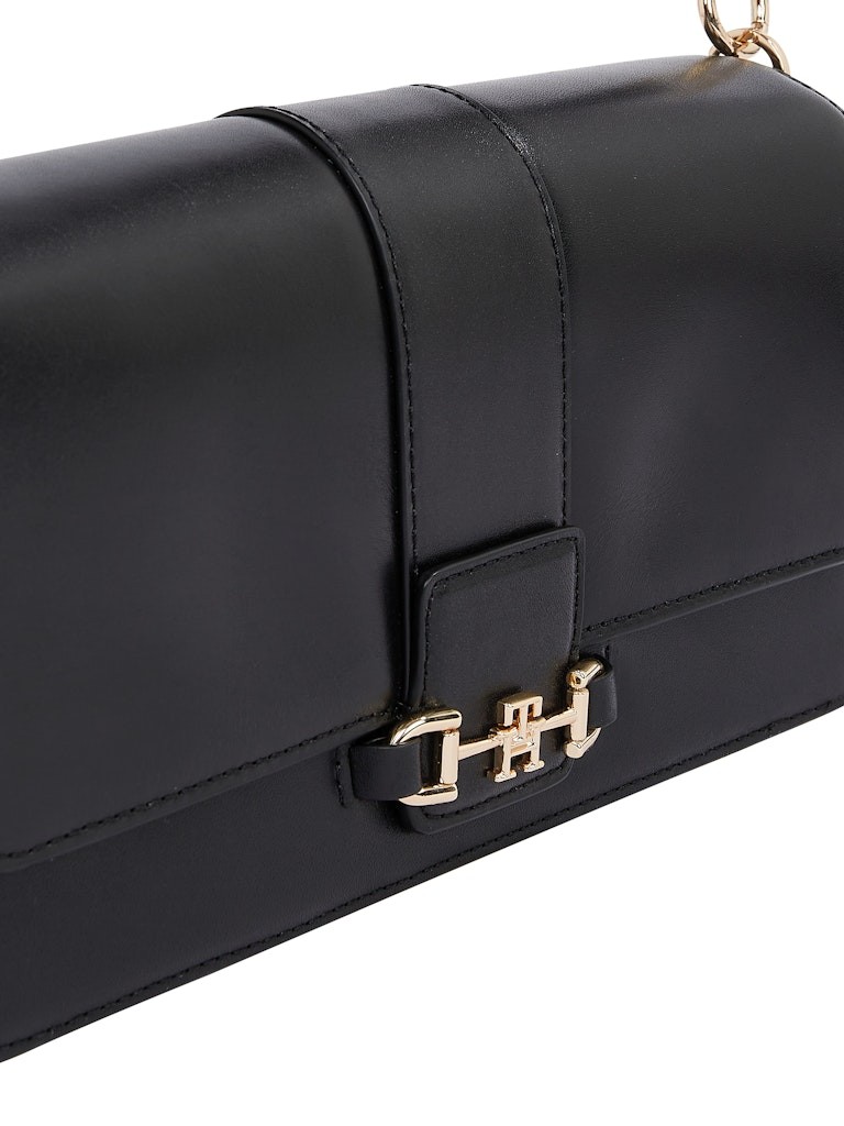 Tommy Hilfiger Deri Siyah Kadın Çapraz Çanta