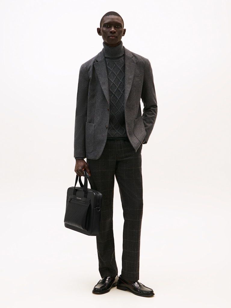 Tommy Hilfiger Erkek Siyah Laptop Çanta