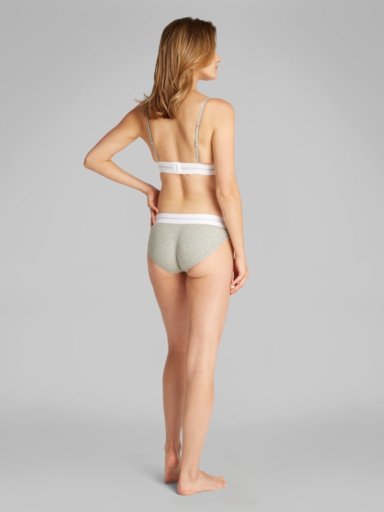 Calvin Klein Organik Pamuk Gri Kadın Bikini İç Çamaşırı - LV00QF8022P7A