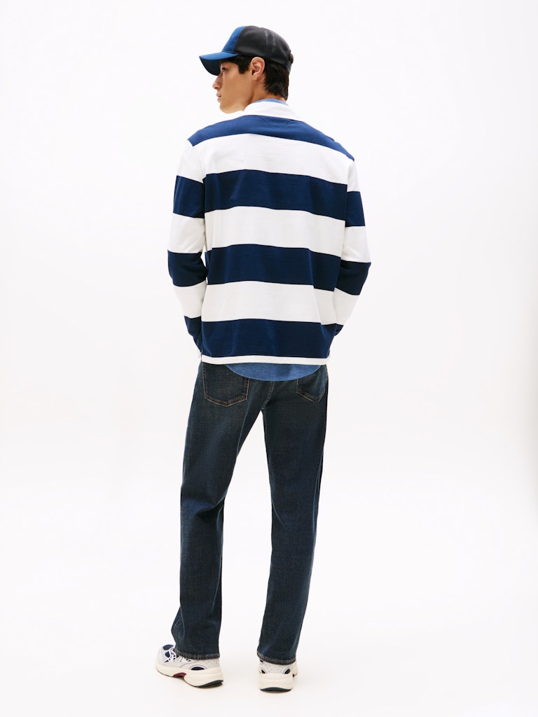 Tommy Hilfiger Erkek Polo Yaka Lacivert T-Shirt