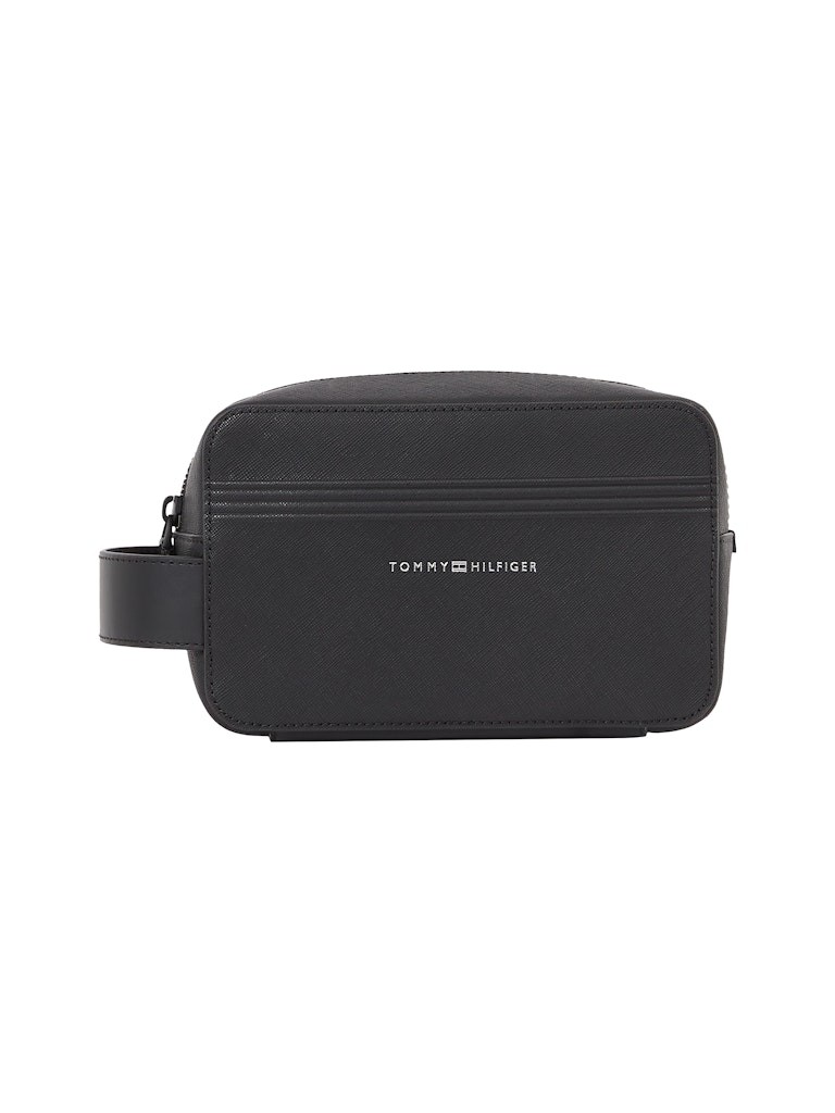 Tommy Hilfiger Deri Siyah Erkek Washbag - AM0AM13264BDS