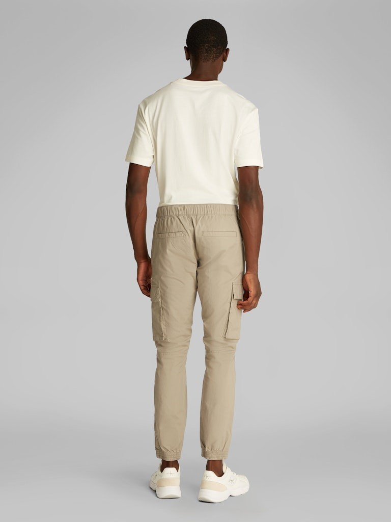 Calvin Klein Pamuk Bej Erkek Kargo Pantolon - J30J327614PFQ