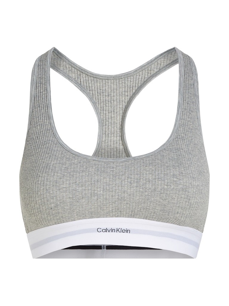 Calvin Klein Modal Gri Kadın Yüzücü Bralet - LV00QF8018P7A